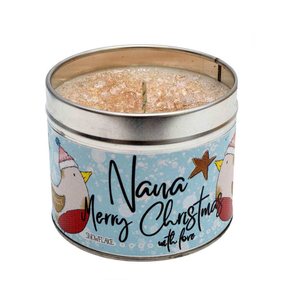 Best Kept Secrets Nana Merry Christmas Tin Candle £8.99